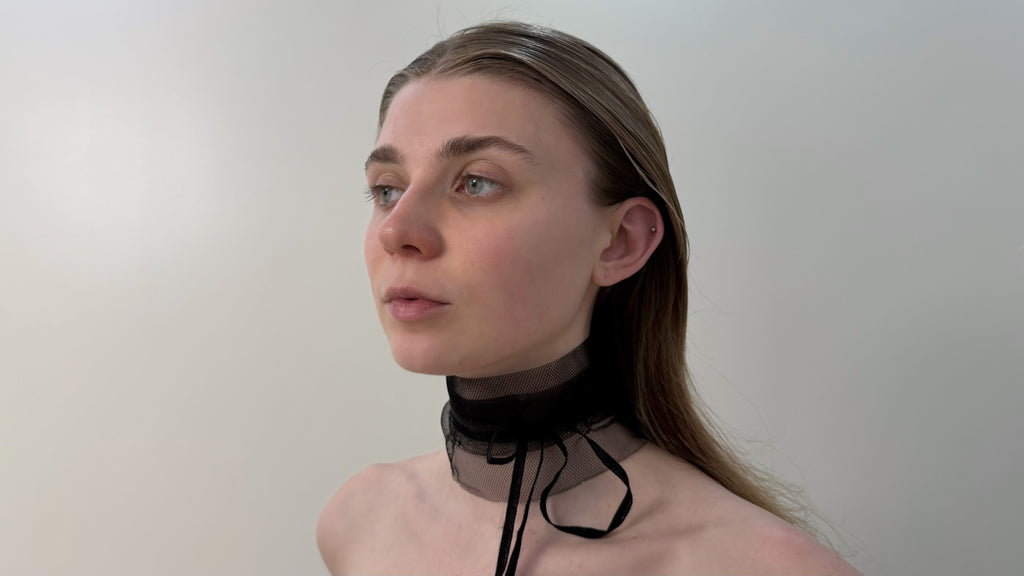 Handsewn Lace Necklace