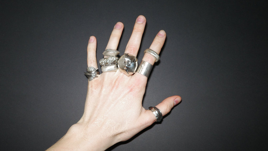 Smiski inspired Ring